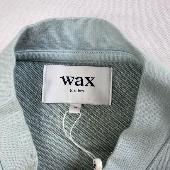 NWT Wax London Zen Blue Oversized Organic Cotton Crewneck Sweatshirt Men’s M - Picture 7 of 15